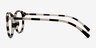 Brace Dark Brown PlasticEyeglass Frames from EyeBuyDirect, Side View