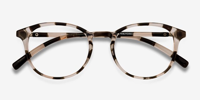 Brace Dark Brown PlasticEyeglass Frames from EyeBuyDirect, Closed View