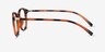 Brace Tortoise PlasticEyeglass Frames from EyeBuyDirect, Side View