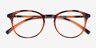 Brace Tortoise PlasticEyeglass Frames from EyeBuyDirect, Closed View