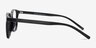 Saunter Black PlasticEyeglass Frames from EyeBuyDirect, Side View