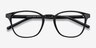 Saunter Black PlasticEyeglass Frames from EyeBuyDirect, Closed View
