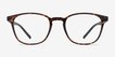 Saunter Swirled Amber PlasticEyeglass Frames from EyeBuyDirect, Front View