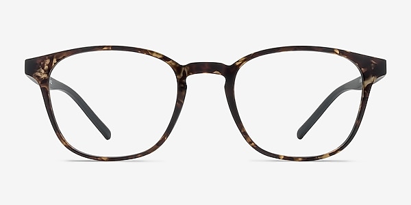 Saunter Swirled Amber Plastique Montures de lunettes de vue
