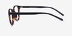 Saunter Swirled Amber PlasticEyeglass Frames from EyeBuyDirect, Side View