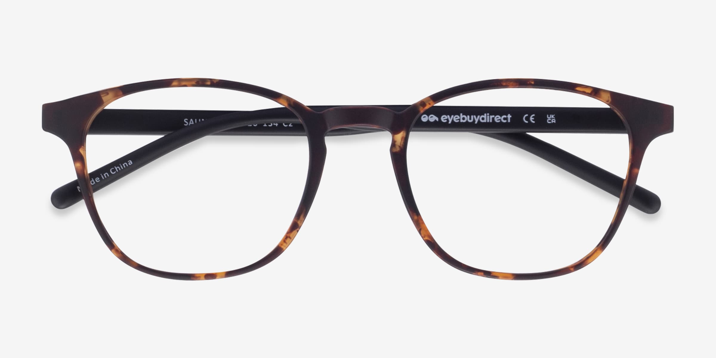 推定20年代 Dark Amber Round frame Saunter Square Swirled Amber Full Rim Eyeglasses | Eyebuydirect