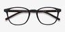 Saunter Matte Black PlasticEyeglass Frames from EyeBuyDirect, Closed View