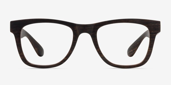 Project Brown Striped Plastic Eyeglass Frames
