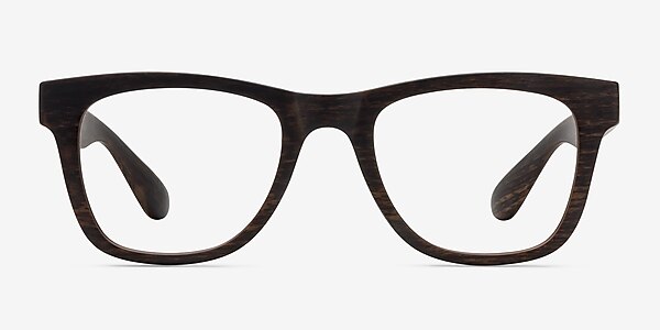 Project Brown Striped Plastic Eyeglass Frames