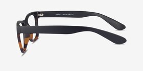 Project Black Tortoise Plastic Eyeglass Frames from EyeBuyDirect, Side View
