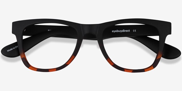Project Black Tortoise PlastiqueMontures de lunettes de vue d'EyeBuyDirect, Vue Rapprochée