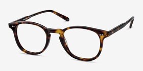 Symmetry Écailles Acétate Montures de lunettes de vue d'EyeBuyDirect, Vue d'Angle