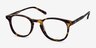 Symmetry Écailles AcétateMontures de lunettes de vue d'EyeBuyDirect, Vue d'Angle