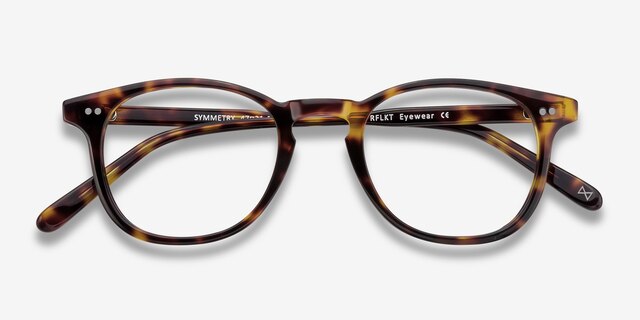 Symmetry Écailles AcétateMontures de lunettes de vue d'EyeBuyDirect, Vue Rapprochée