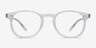 Symmetry Transparent AcétateMontures de lunettes de vue d'EyeBuyDirect, Vue de Face