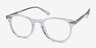 Symmetry Transparent AcétateMontures de lunettes de vue d'EyeBuyDirect, Vue d'Angle