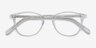 Symmetry Transparent AcétateMontures de lunettes de vue d'EyeBuyDirect, Vue Rapprochée