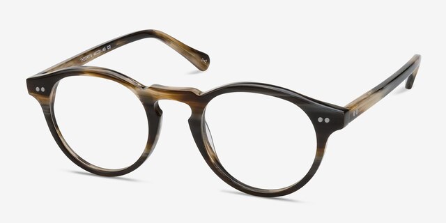 Theory Macchiato AcetateEyeglass Frames from EyeBuyDirect, Angle View