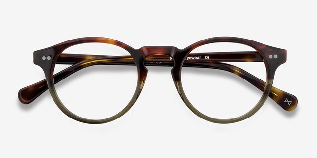 Theory Cafe Glace AcetateEyeglass Frames from EyeBuyDirect, Closed View