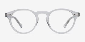 Theory Transparent Acétate Montures de lunettes de vue d'EyeBuyDirect, Vue de Face