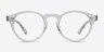 Theory Clear AcetateEyeglass Frames from EyeBuyDirect, Front View