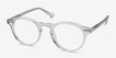 Theory Clear AcetateEyeglass Frames from EyeBuyDirect, Angle View