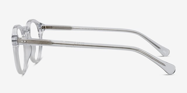 Theory Clear AcetateEyeglass Frames from EyeBuyDirect, Side View