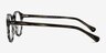 Theory Cafe Noir AcetateEyeglass Frames from EyeBuyDirect, Side View