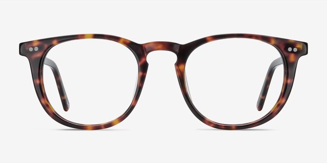 Aurora Warm Tortoise AcetateEyeglass Frames from EyeBuyDirect, Front View