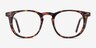 Aurora Warm Tortoise AcetateEyeglass Frames from EyeBuyDirect, Front View