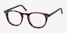 Aurora Warm Tortoise AcetateEyeglass Frames from EyeBuyDirect, Angle View