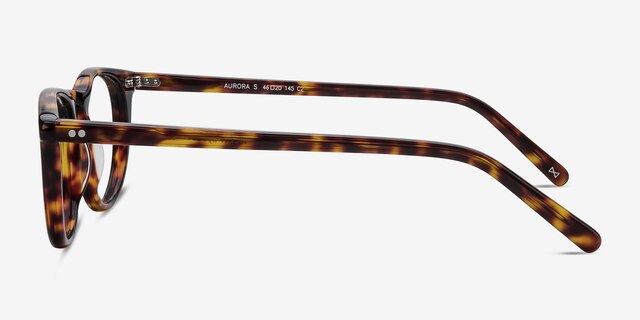 Aurora Warm Tortoise AcetateEyeglass Frames from EyeBuyDirect, Side View
