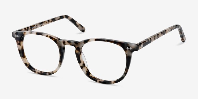 Aurora Flecked Ivory AcetateEyeglass Frames from EyeBuyDirect, Angle View