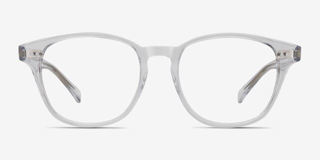 Lucid Transparent AcétateMontures de lunettes de vue d'EyeBuyDirect, Vue de Face