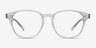 Lucid Transparent AcétateMontures de lunettes de vue d'EyeBuyDirect, Vue de Face