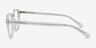 Lucid Transparent AcétateMontures de lunettes de vue d'EyeBuyDirect, Vue de Côté