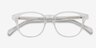 Lucid Transparent AcétateMontures de lunettes de vue d'EyeBuyDirect, Vue Rapprochée