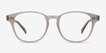 Lucid Clear Gray AcetateEyeglass Frames from EyeBuyDirect, Front View