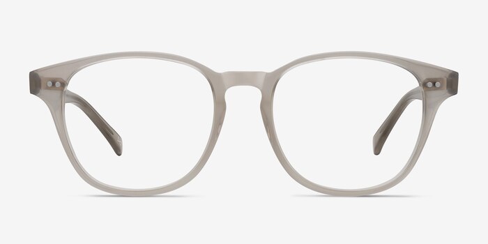 Lucid Clear Gray Acetate Eyeglass Frames from EyeBuyDirect