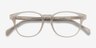 Lucid Clear Gray AcétateMontures de lunettes de vue d'EyeBuyDirect, Vue Rapprochée