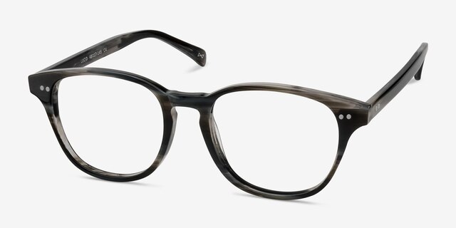 Lucid London Fog AcetateEyeglass Frames from EyeBuyDirect, Angle View