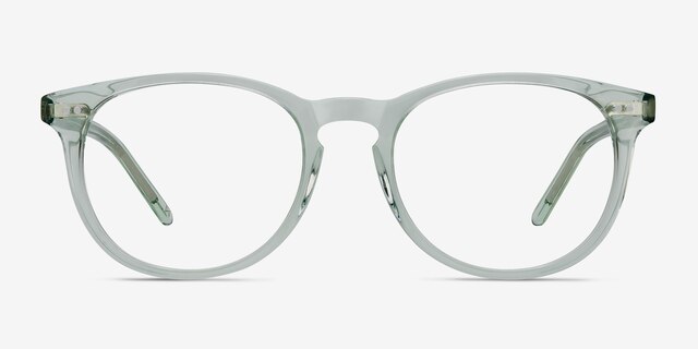 Aura Clear Jade AcétateMontures de lunettes de vue d'EyeBuyDirect, Vue de Face