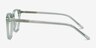 Aura Clear Jade AcétateMontures de lunettes de vue d'EyeBuyDirect, Vue de Côté