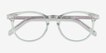 Aura Clear Jade AcetateEyeglass Frames from EyeBuyDirect, Closed View