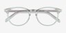 Aura Clear Jade AcétateMontures de lunettes de vue d'EyeBuyDirect, Vue Rapprochée