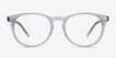 Aura Translucent AcetateEyeglass Frames from EyeBuyDirect, Front View