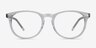Aura Translucent AcétateMontures de lunettes de vue d'EyeBuyDirect, Vue de Face