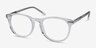 Aura Translucent AcétateMontures de lunettes de vue d'EyeBuyDirect, Vue d'Angle