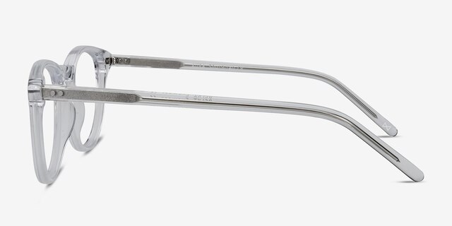 Aura Translucent AcétateMontures de lunettes de vue d'EyeBuyDirect, Vue de Côté