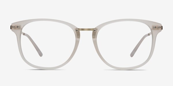 Cosmo White Plastic-metal Eyeglass Frames
